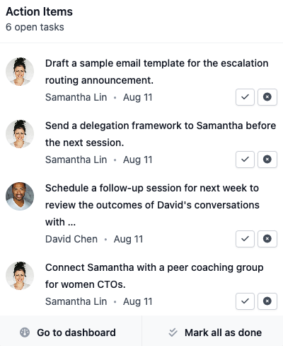 Continuous feedback system